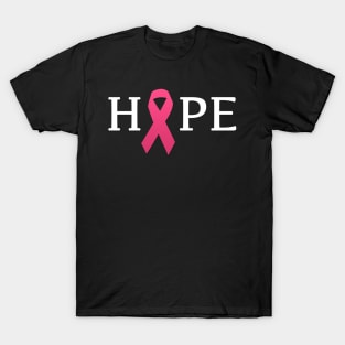 Hope pink ribbon-women T-Shirt